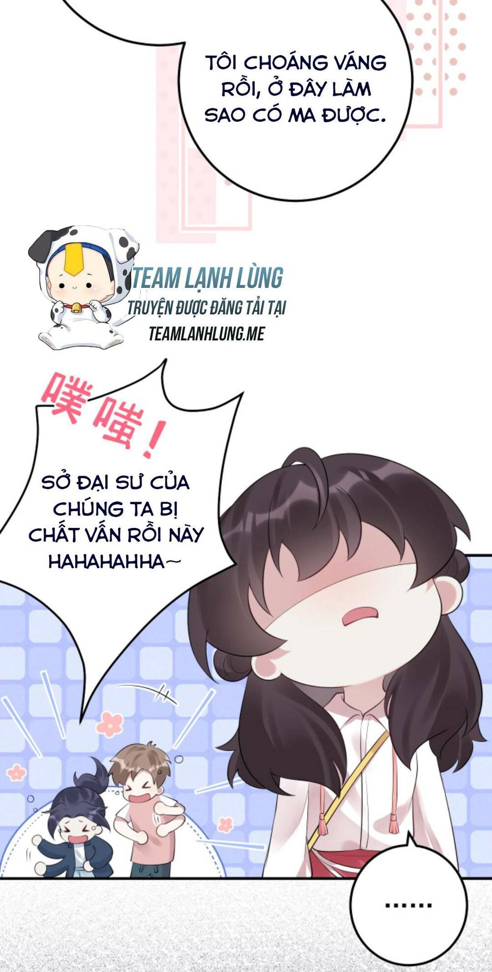 đứng yên! em gái chúng tôi nói trên đầu bạn có quỷ. chapter 76 - Trang 2