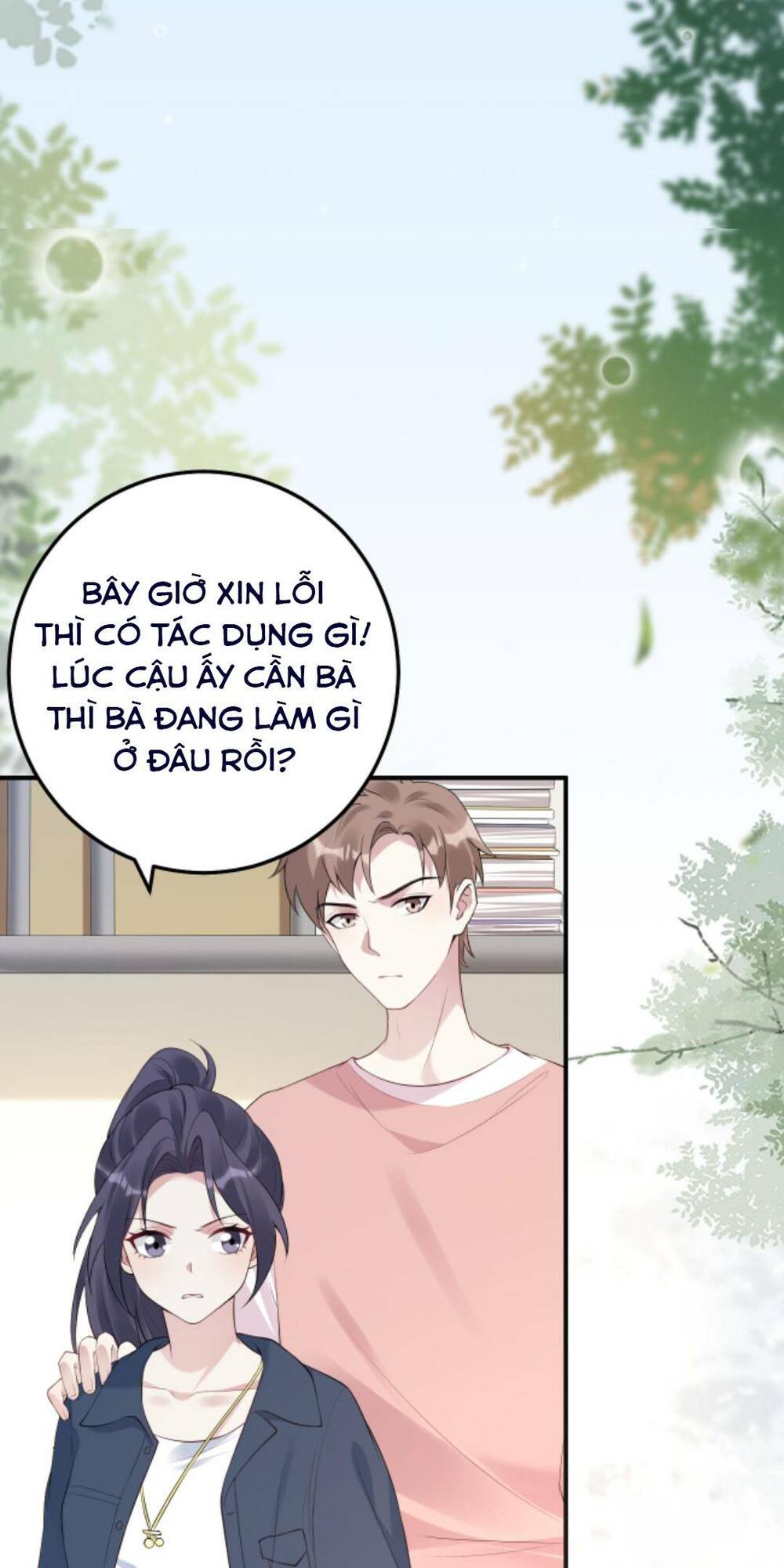 đứng yên! em gái chúng tôi nói trên đầu bạn có quỷ. chapter 76 - Trang 2