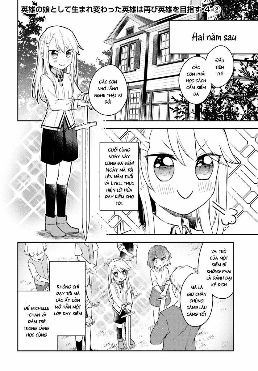 Eiyuu No Musume To Shite Umarekawatta Eiyuu Wa Futatabi Eiyuu O Mezasu Chapter 4.2 - Next Chapter 5