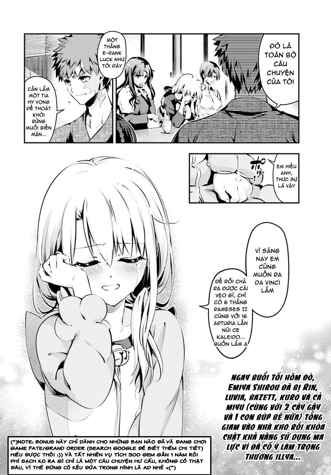 Fate/kaleid liner PRISMA☆ILLYA 3rei!! [Jikan FS] Chapter 39 - Next Chapter 40