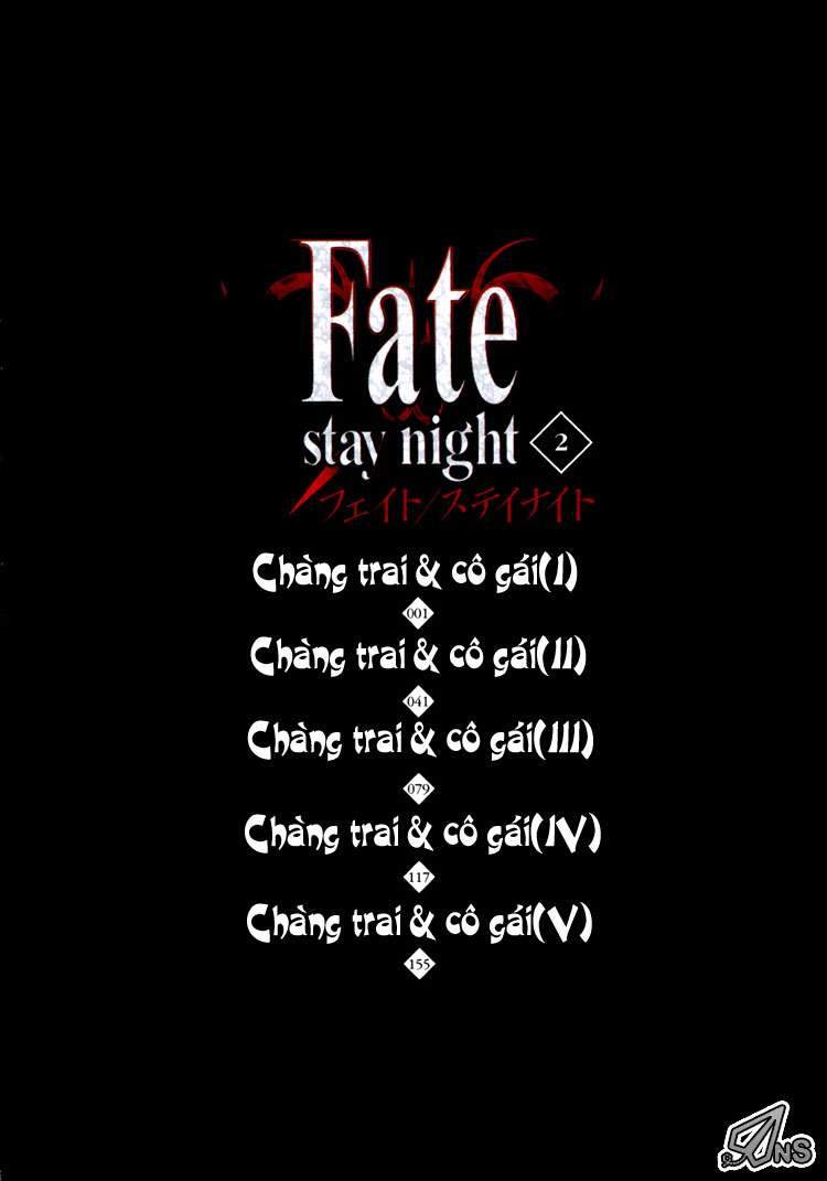 Fate Stay Night Chapter 5 - Next Chapter 6