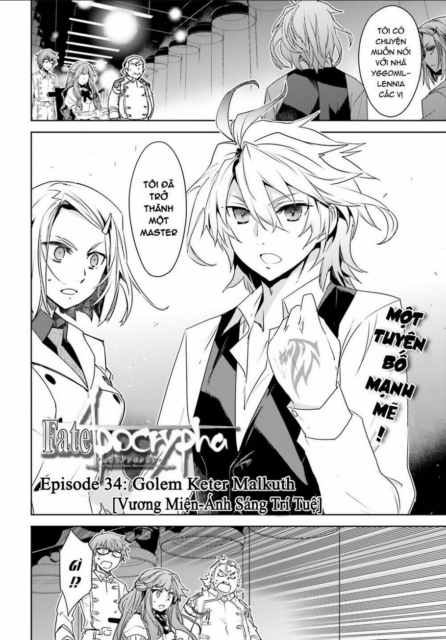 fate/apocrypha chapter 34 - Next chapter 35