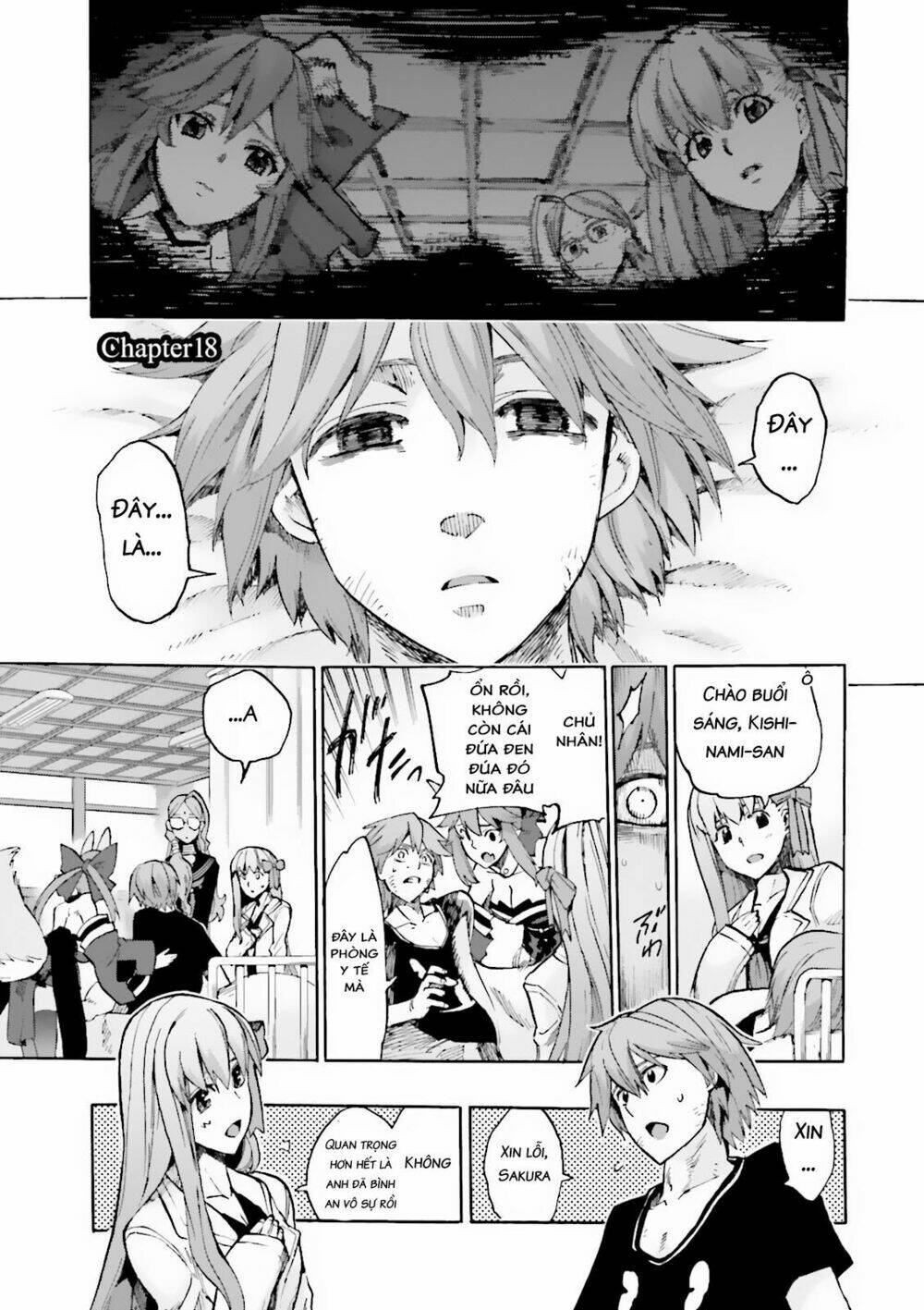 fate/extra ccc fox tail chapter 18: five sakura. - Trang 2