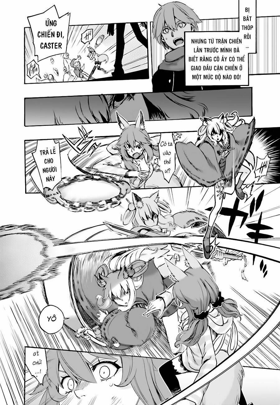 fate/extra ccc fox tail chapter 22: caster vs saber ii - Trang 2