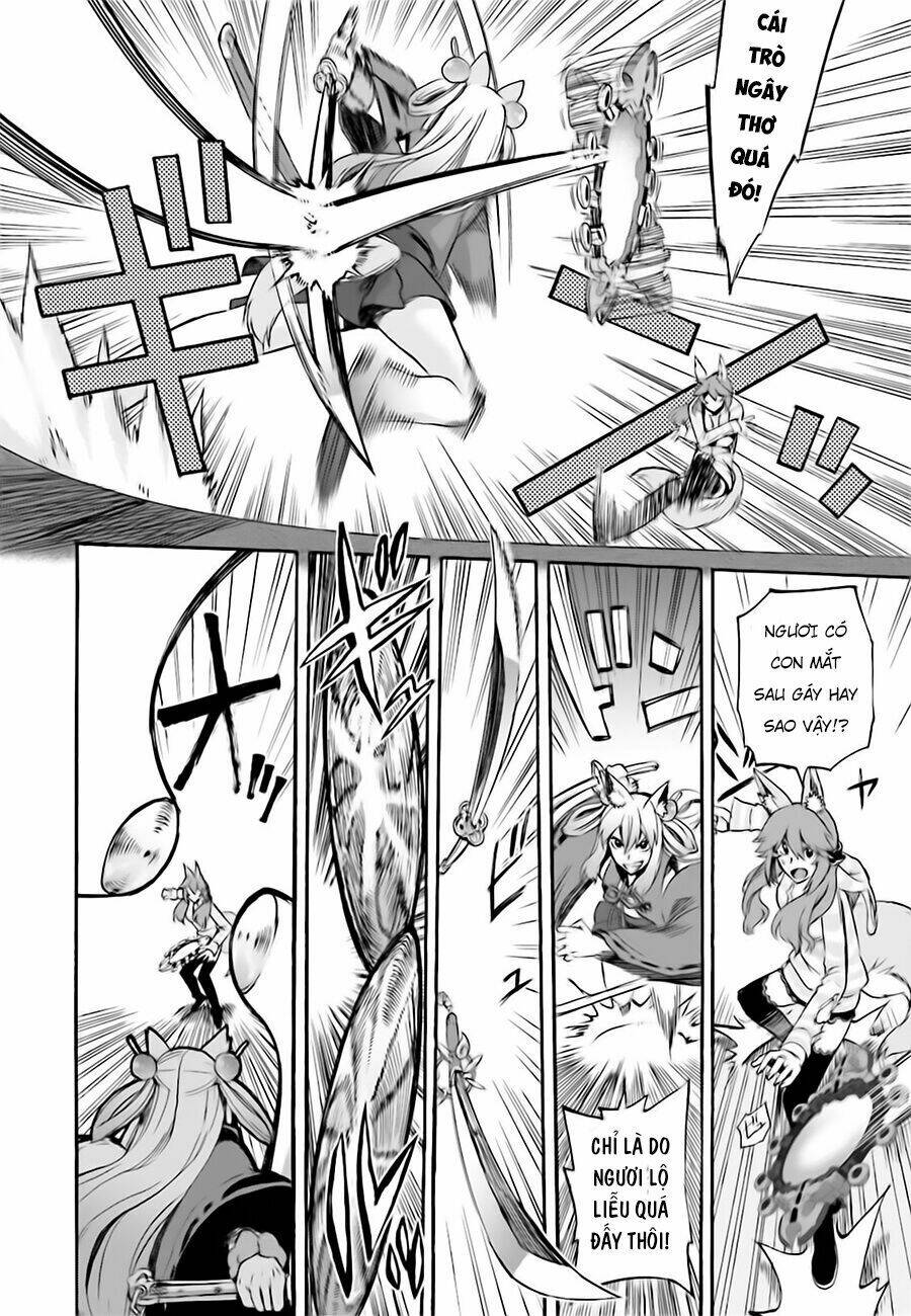 fate/extra ccc fox tail chapter 22: caster vs saber ii - Trang 2