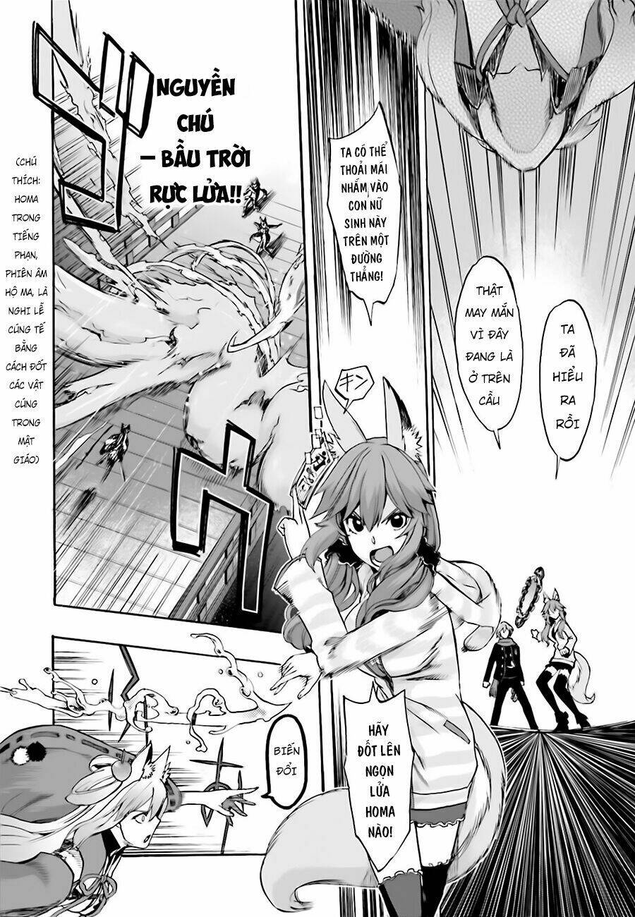 fate/extra ccc fox tail chapter 22: caster vs saber ii - Trang 2