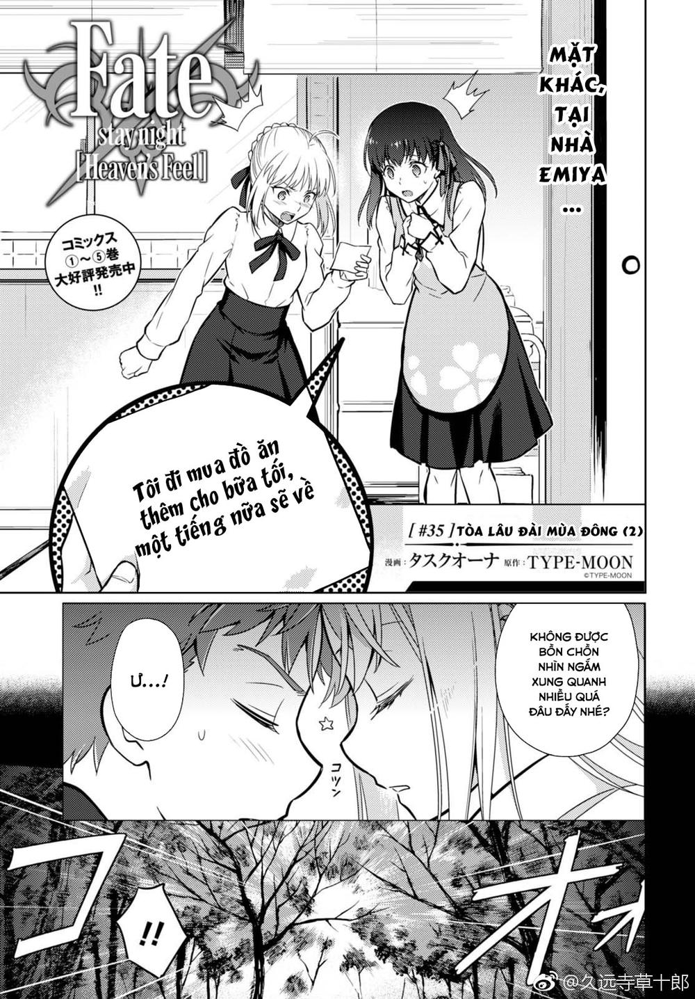 Fate/Stay Night Heaven's Feel Chapter 35 - Next Chapter 36