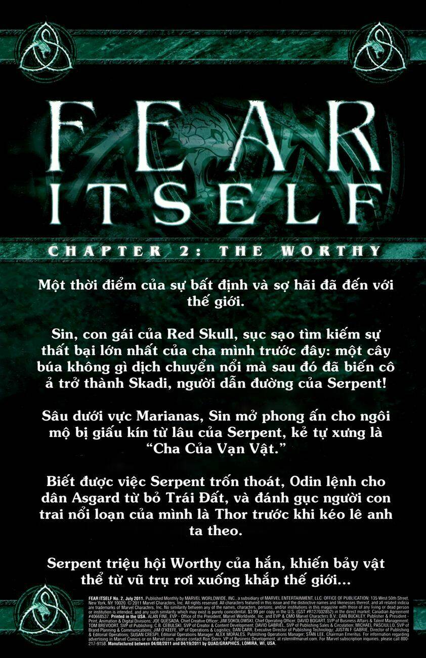 Fear Itself Chapter 2 - Next Chapter 3