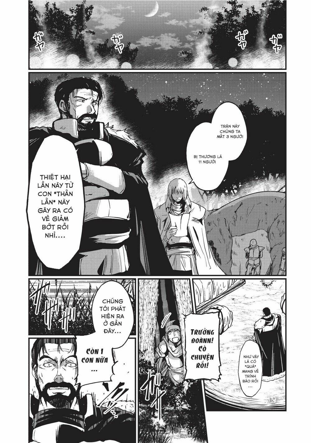 gaikotsu kishi-sama, tadaima isekai e o dekake-chū chapter 3: kỵ sỹ bạch kim làm lính đánh thuê - Trang 2