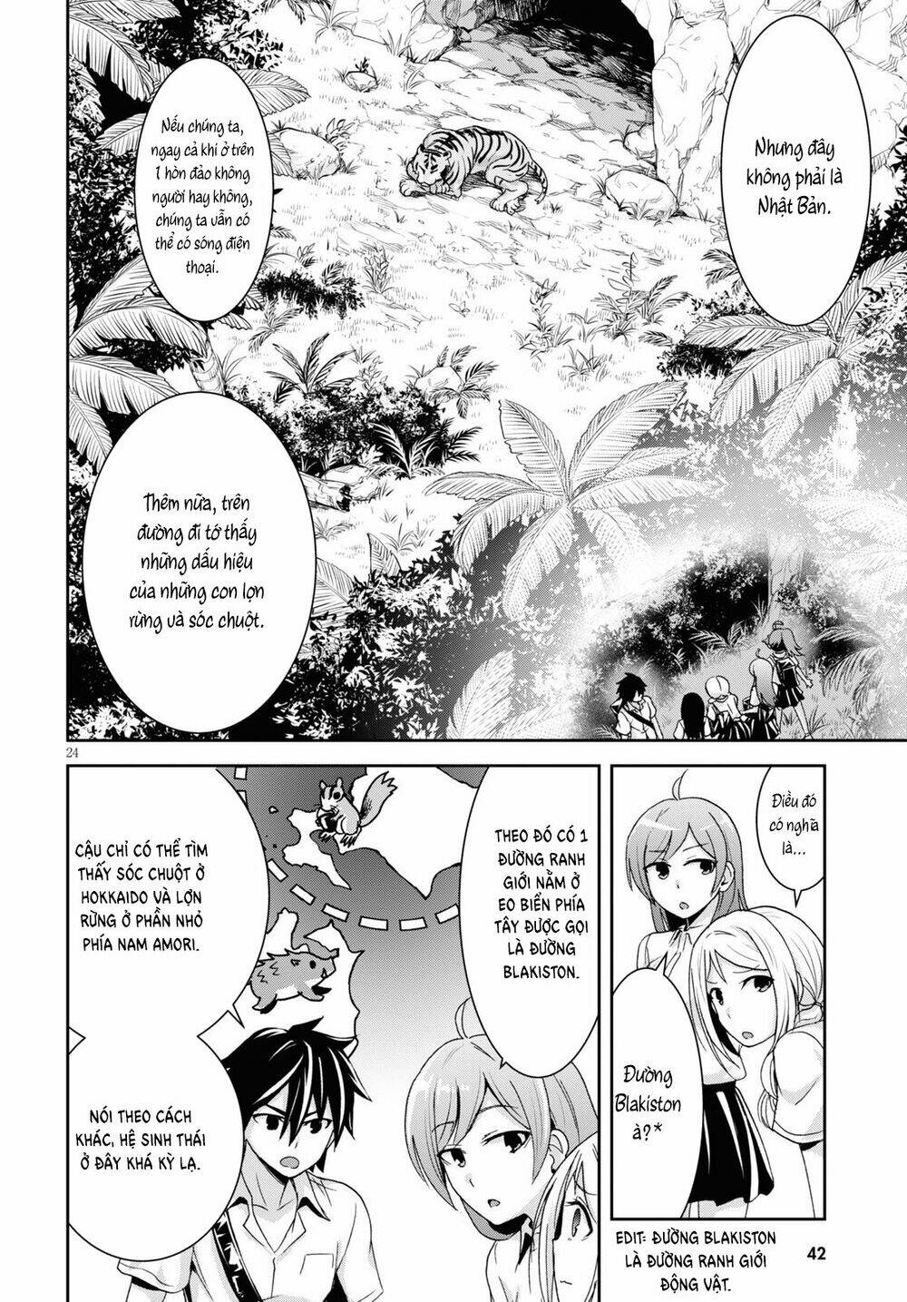 gakkou no minna to isekai no mujintou ni tenishitakedo ore dake rakushou desu chapter 1 - Trang 2