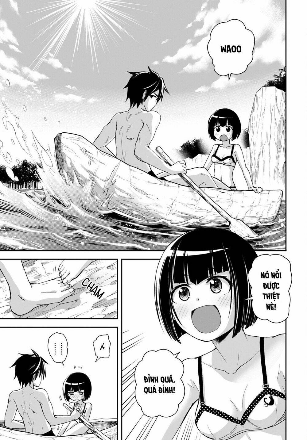 gakkou no minna to isekai no mujintou ni tenishitakedo ore dake rakushou desu chapter 13 - Trang 2