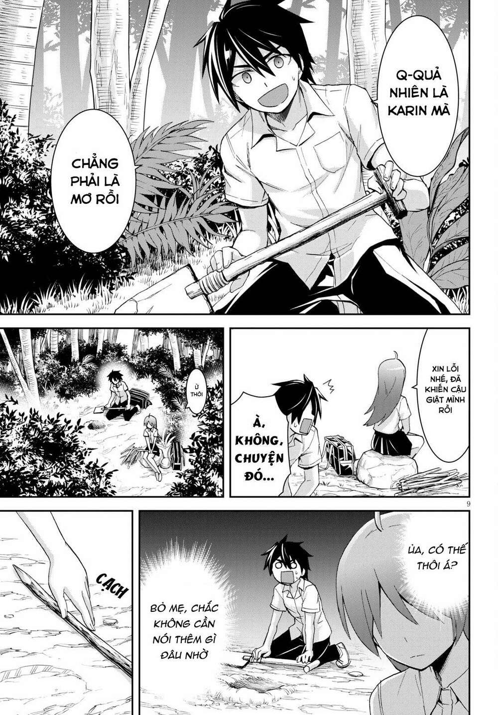 gakkou no minna to isekai no mujintou ni tenishitakedo ore dake rakushou desu chapter 9 - Trang 2