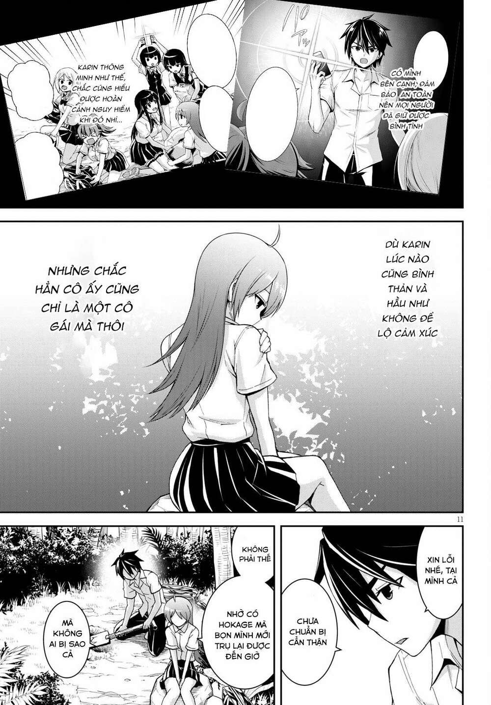 gakkou no minna to isekai no mujintou ni tenishitakedo ore dake rakushou desu chapter 9 - Trang 2