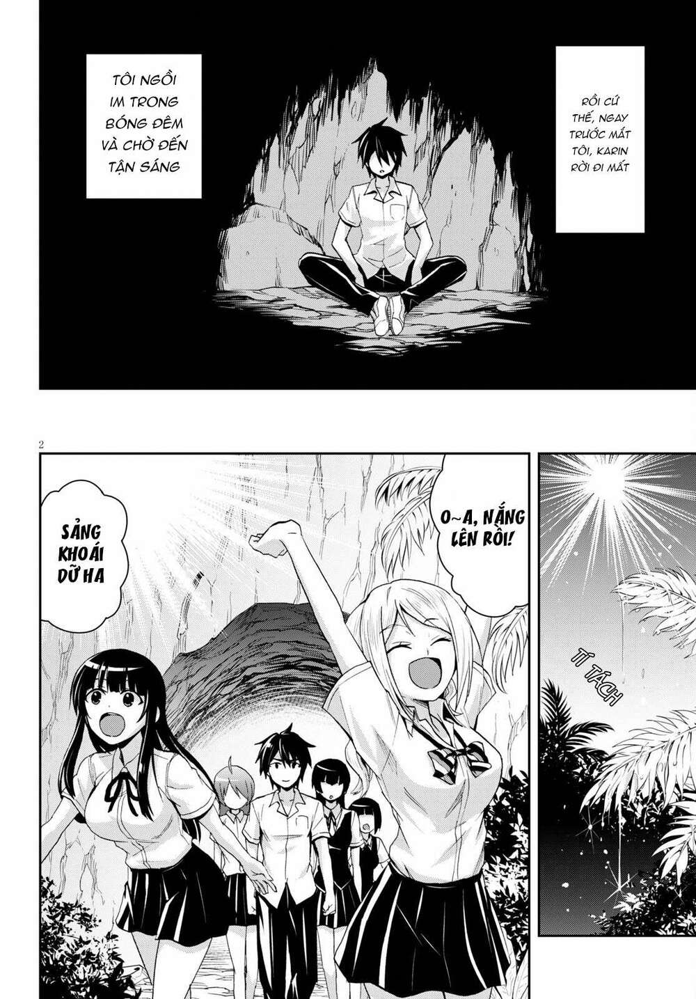 gakkou no minna to isekai no mujintou ni tenishitakedo ore dake rakushou desu chapter 9 - Trang 2