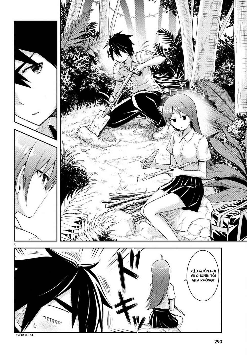 gakkou no minna to isekai no mujintou ni tenishitakedo ore dake rakushou desu chapter 9 - Trang 2