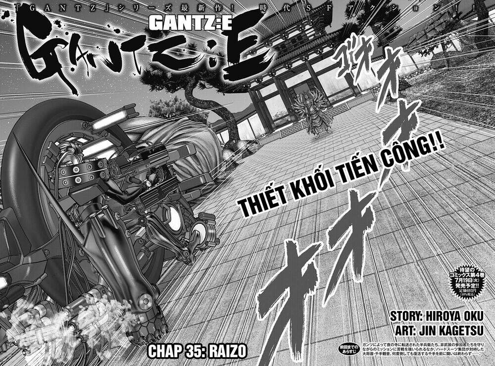 gantz edo chapter 35: raizo - Next chapter 36: chạy mau!