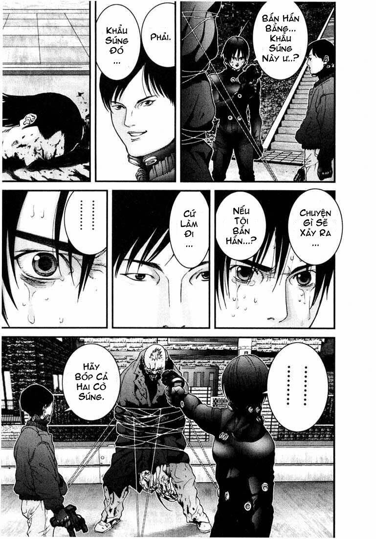 gantz chapter 17: phát bắn - Next chapter 18: Điều kiện để sống sót