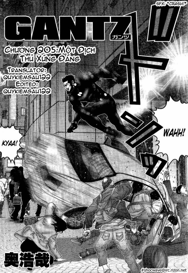 gantz chapter 205: một địch thủ xứng đáng - Trang 2