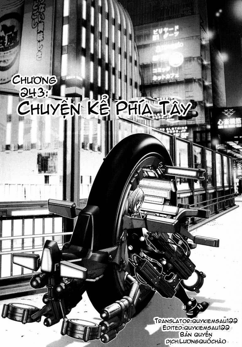 gantz chapter 243: chuyện kể phía tây - Next chapter 244: thành phố của lòng tham