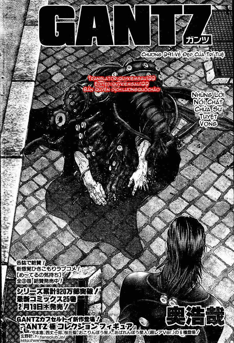 gantz chapter 291: vẻ đẹp của trí tuệ - Trang 2