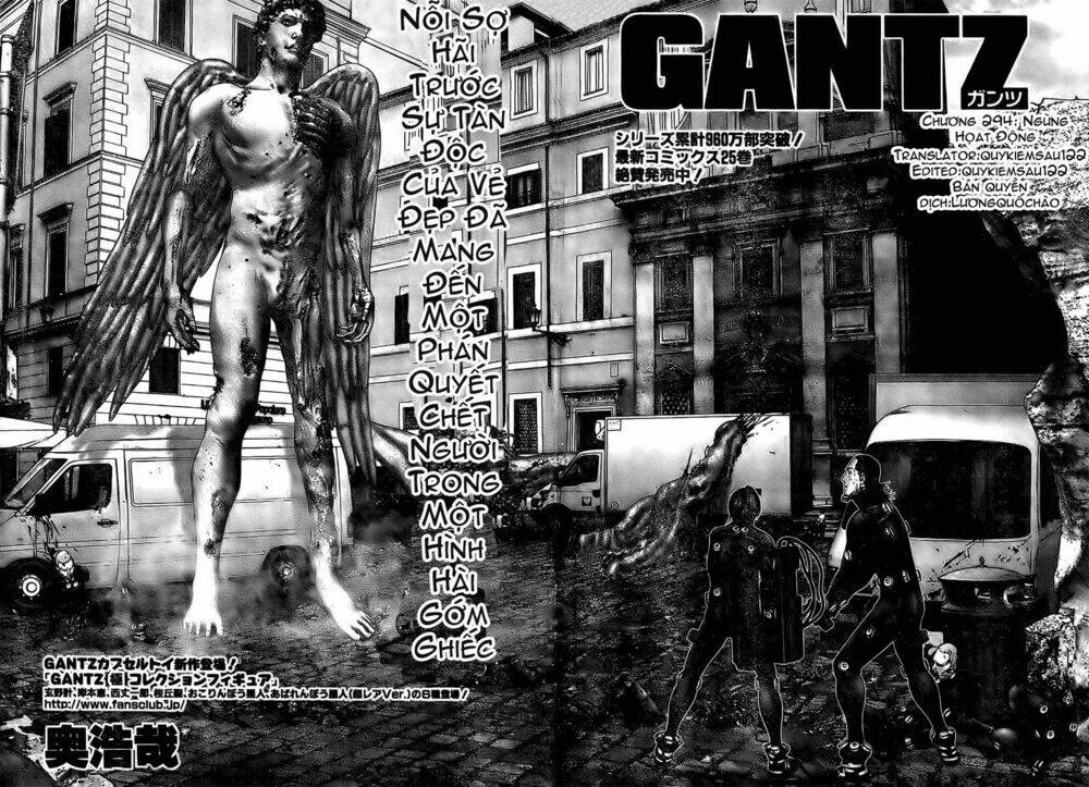 gantz chapter 294: ngừng hoạt động - Next chapter 295: nhóm người hỗn loạn