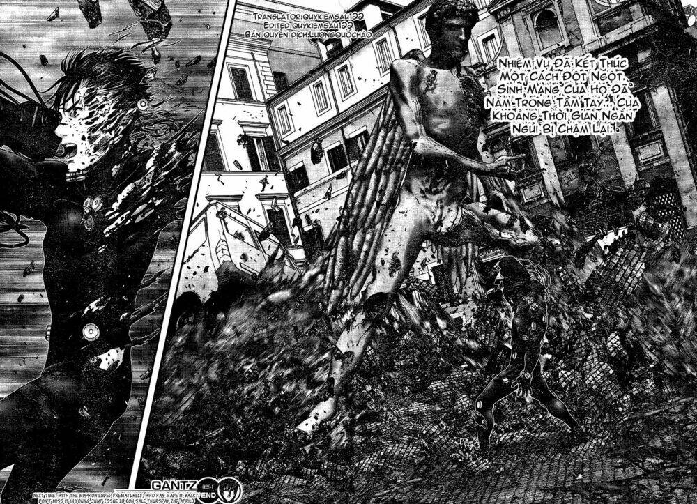 gantz chapter 294: ngừng hoạt động - Next chapter 295: nhóm người hỗn loạn