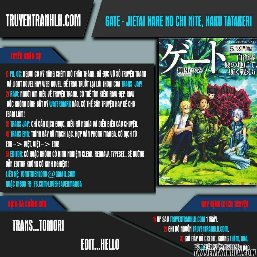 gate - jietai kare no chi nite, kaku tatakeri chapter 66 - Trang 2