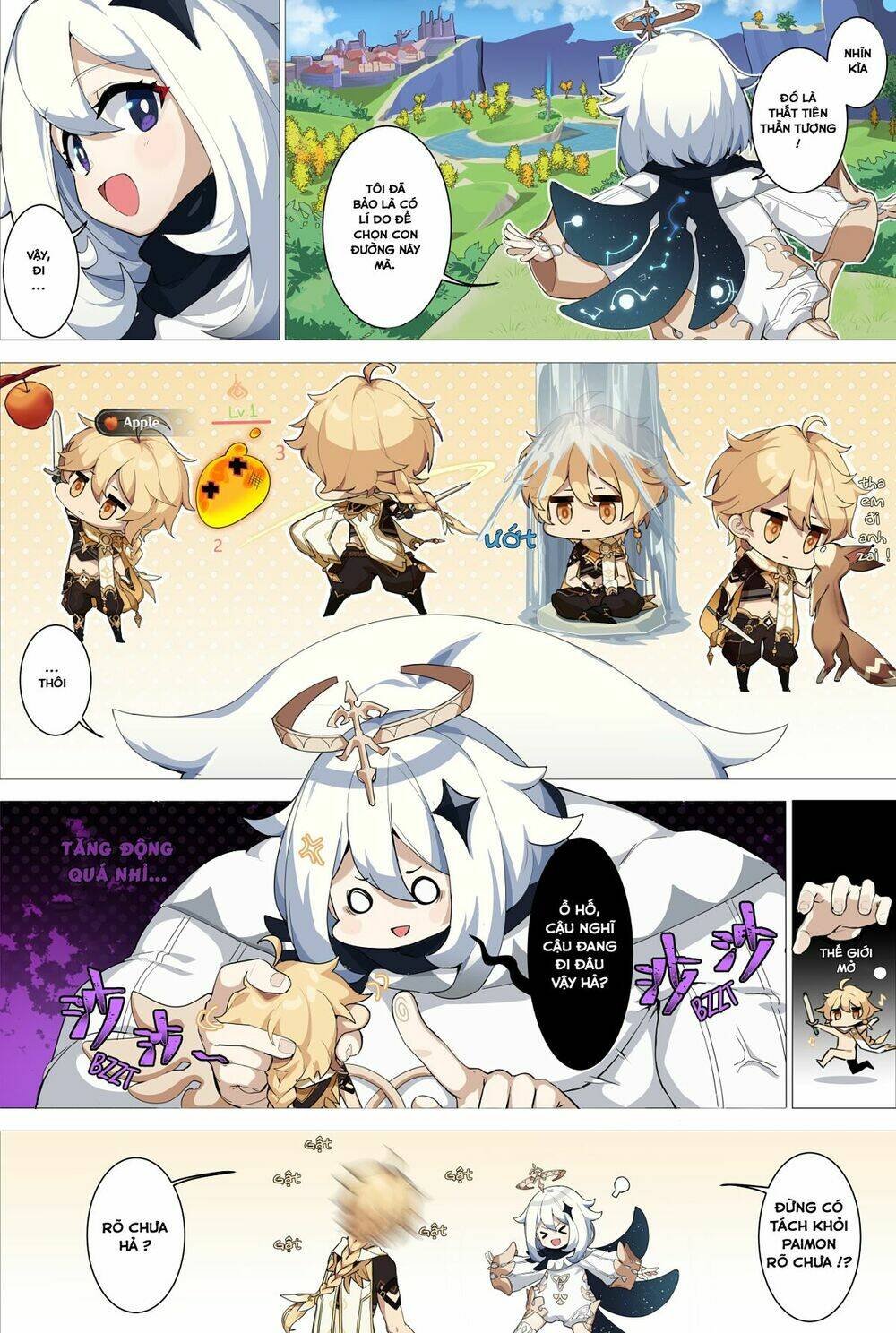 Genshin Impact 4-Koma Chapter 2 - Trang 2