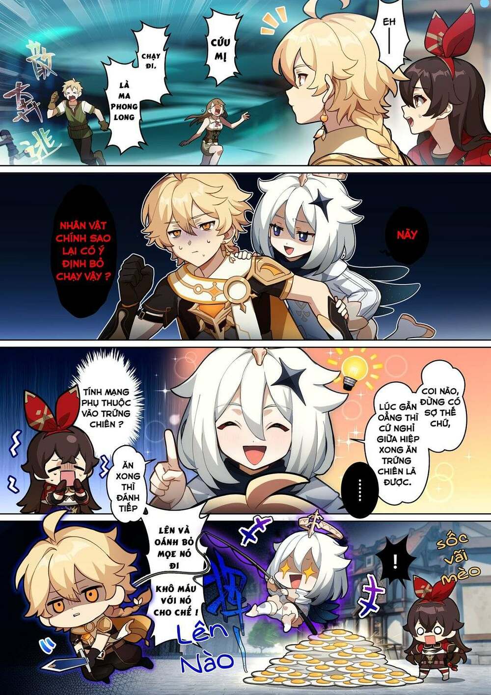 Genshin Impact 4-Koma Chapter 7 - Next Chapter 8