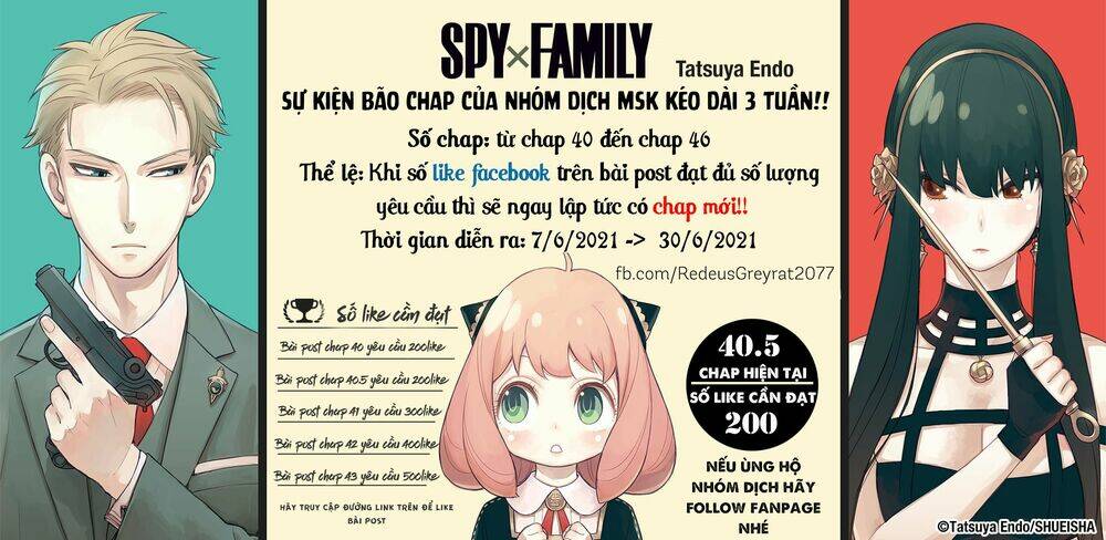 Gia Đình Điệp Viên Chapter 40.5 - Next Chapter 41