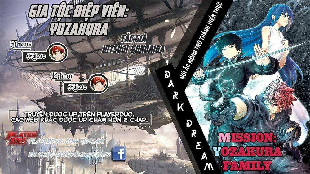 gia tộc điệp viên yozakura chapter 10: Đổi nhóm dịch (1 tuần 1 chap) - Next chapter 11