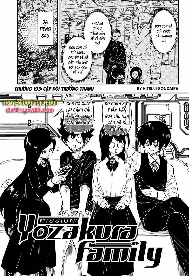 gia tộc điệp viên yozakura chapter 193 - Next chapter 194