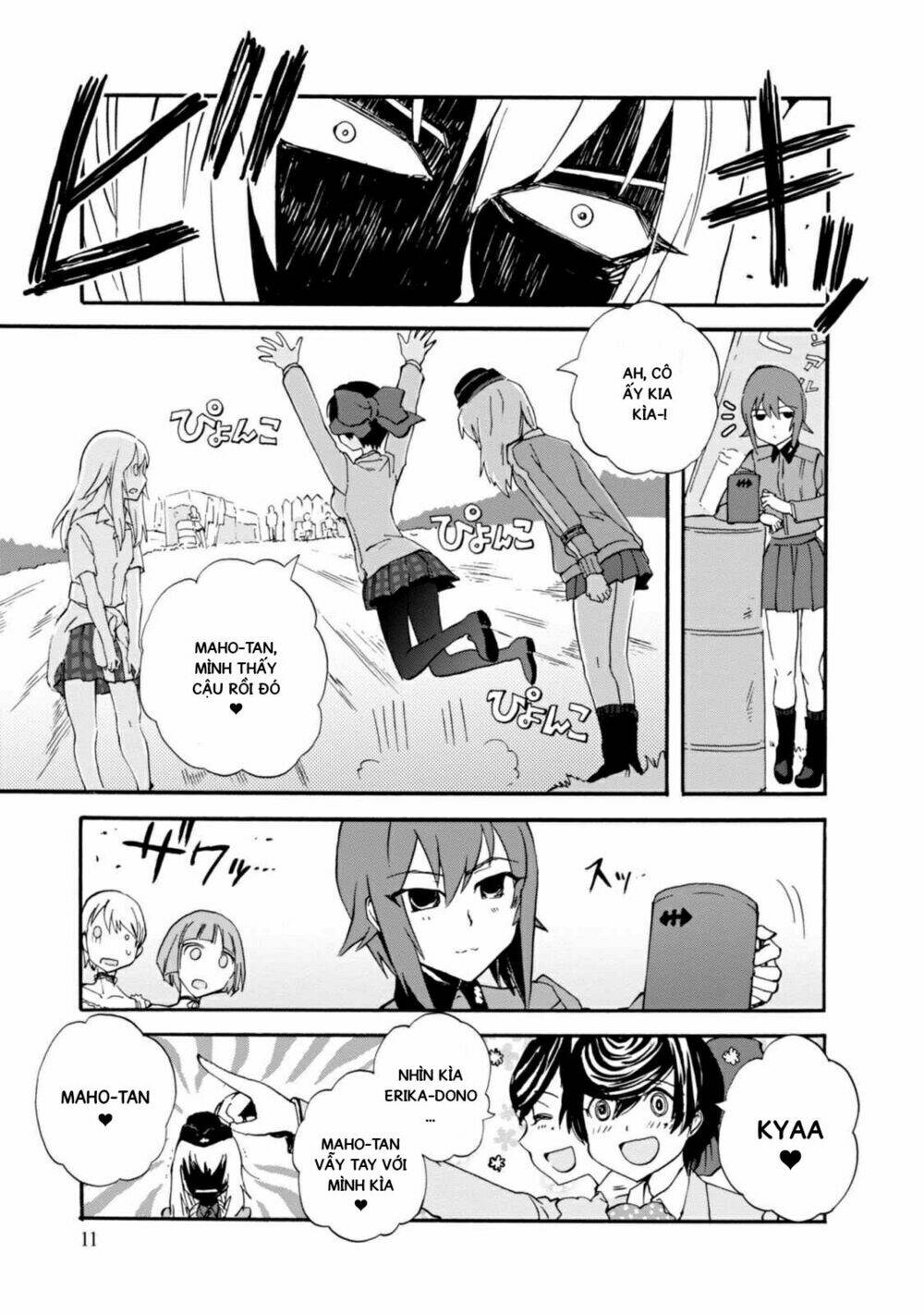 girls und panzer: ribbon no musha chapter 17: kuromorimine phản công (p3) - Trang 2