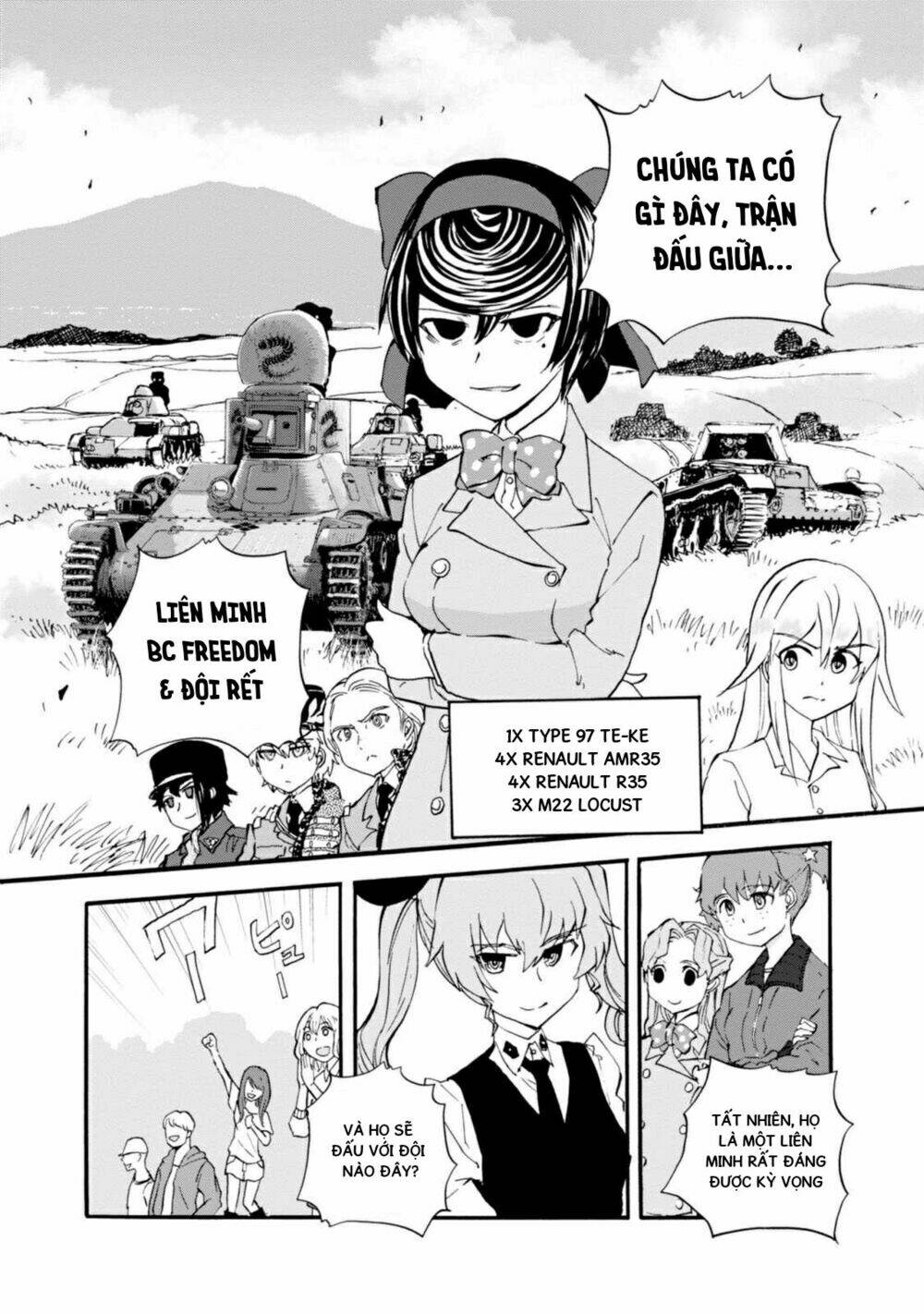 girls und panzer: ribbon no musha chapter 17: kuromorimine phản công (p3) - Trang 2