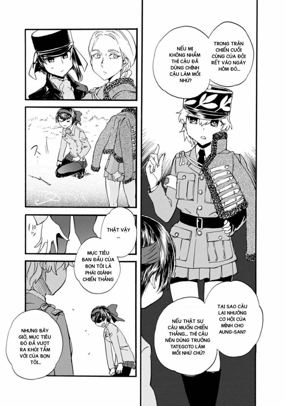 girls und panzer: ribbon no musha chapter 17: kuromorimine phản công (p3) - Trang 2