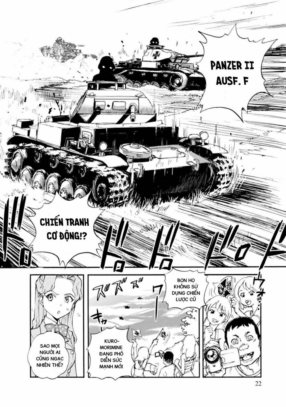 girls und panzer: ribbon no musha chapter 17: kuromorimine phản công (p3) - Trang 2