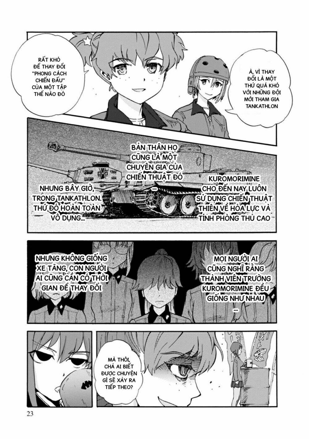 girls und panzer: ribbon no musha chapter 17: kuromorimine phản công (p3) - Trang 2