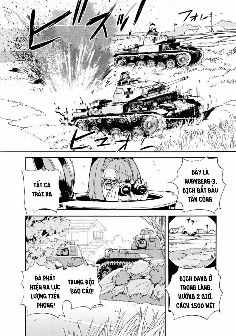 girls und panzer: ribbon no musha chapter 17: kuromorimine phản công (p3) - Trang 2