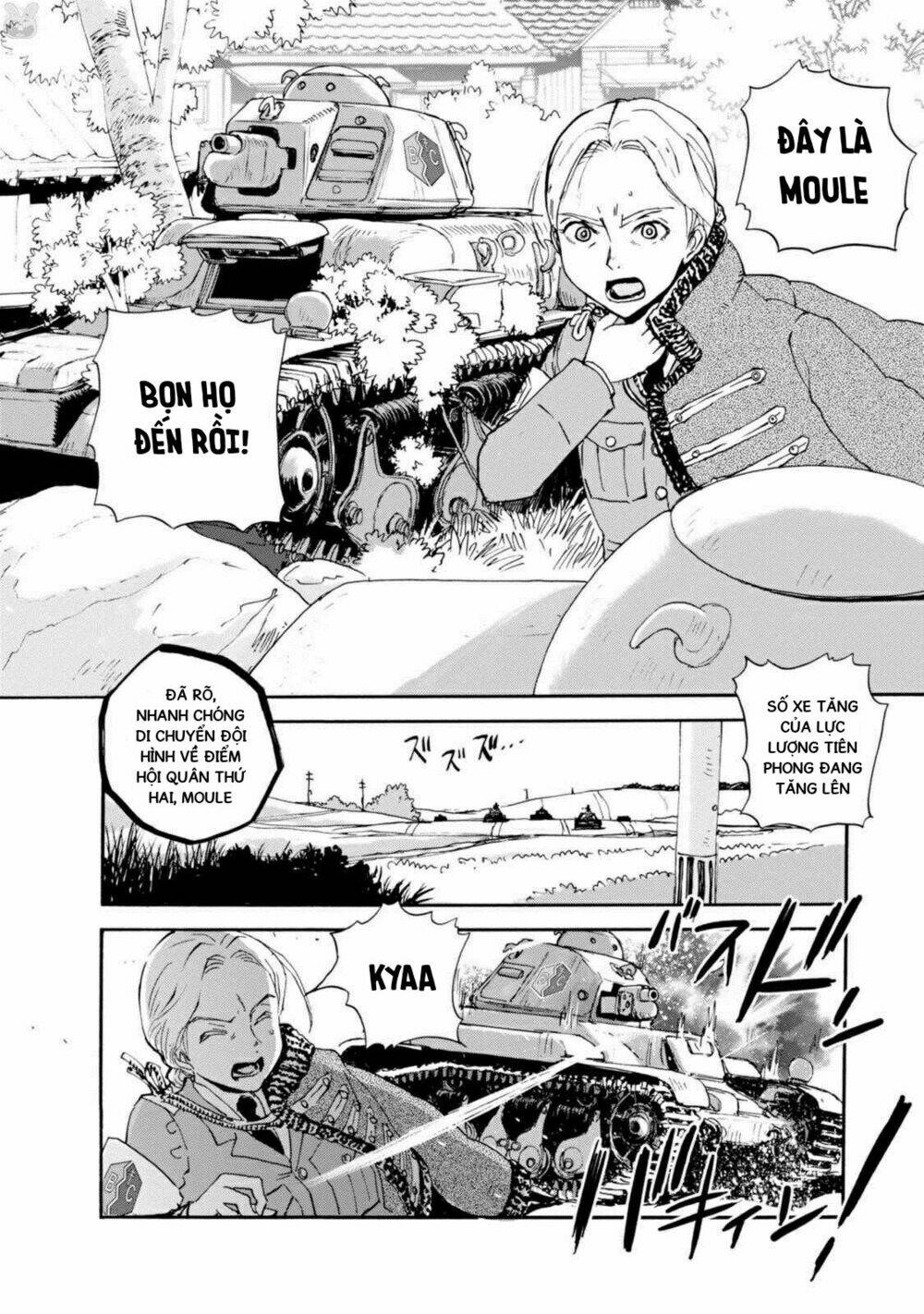 girls und panzer: ribbon no musha chapter 17: kuromorimine phản công (p3) - Trang 2