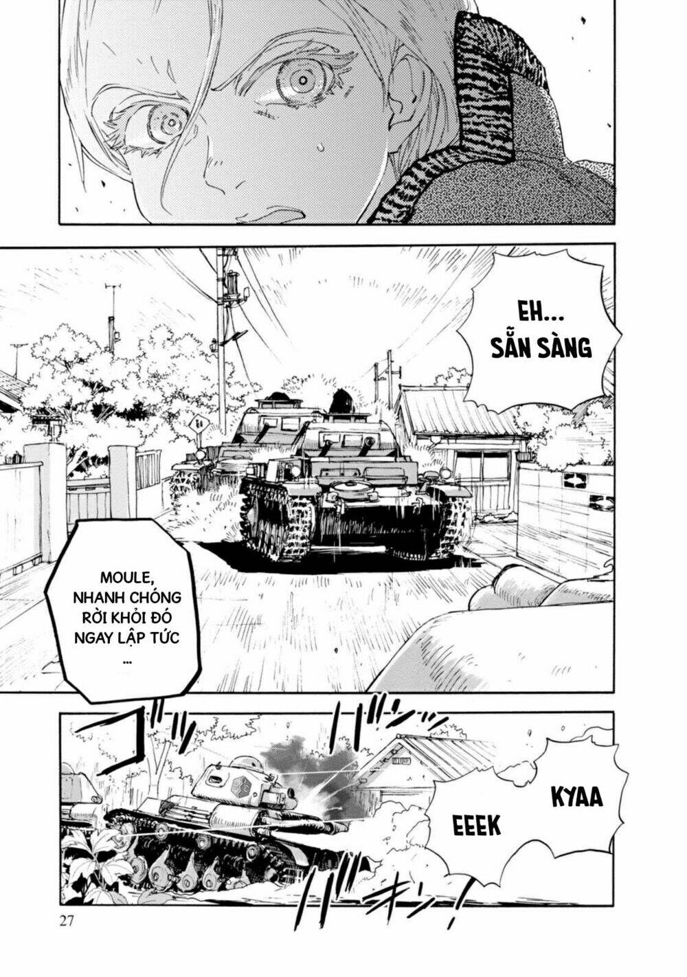 girls und panzer: ribbon no musha chapter 17: kuromorimine phản công (p3) - Trang 2