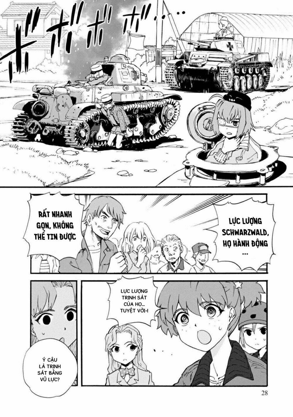 girls und panzer: ribbon no musha chapter 17: kuromorimine phản công (p3) - Trang 2