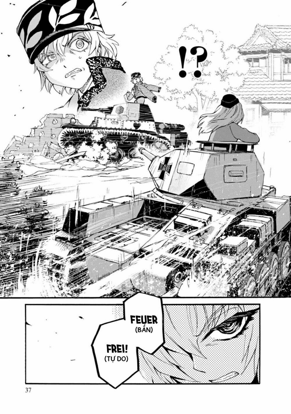 girls und panzer: ribbon no musha chapter 17: kuromorimine phản công (p3) - Trang 2