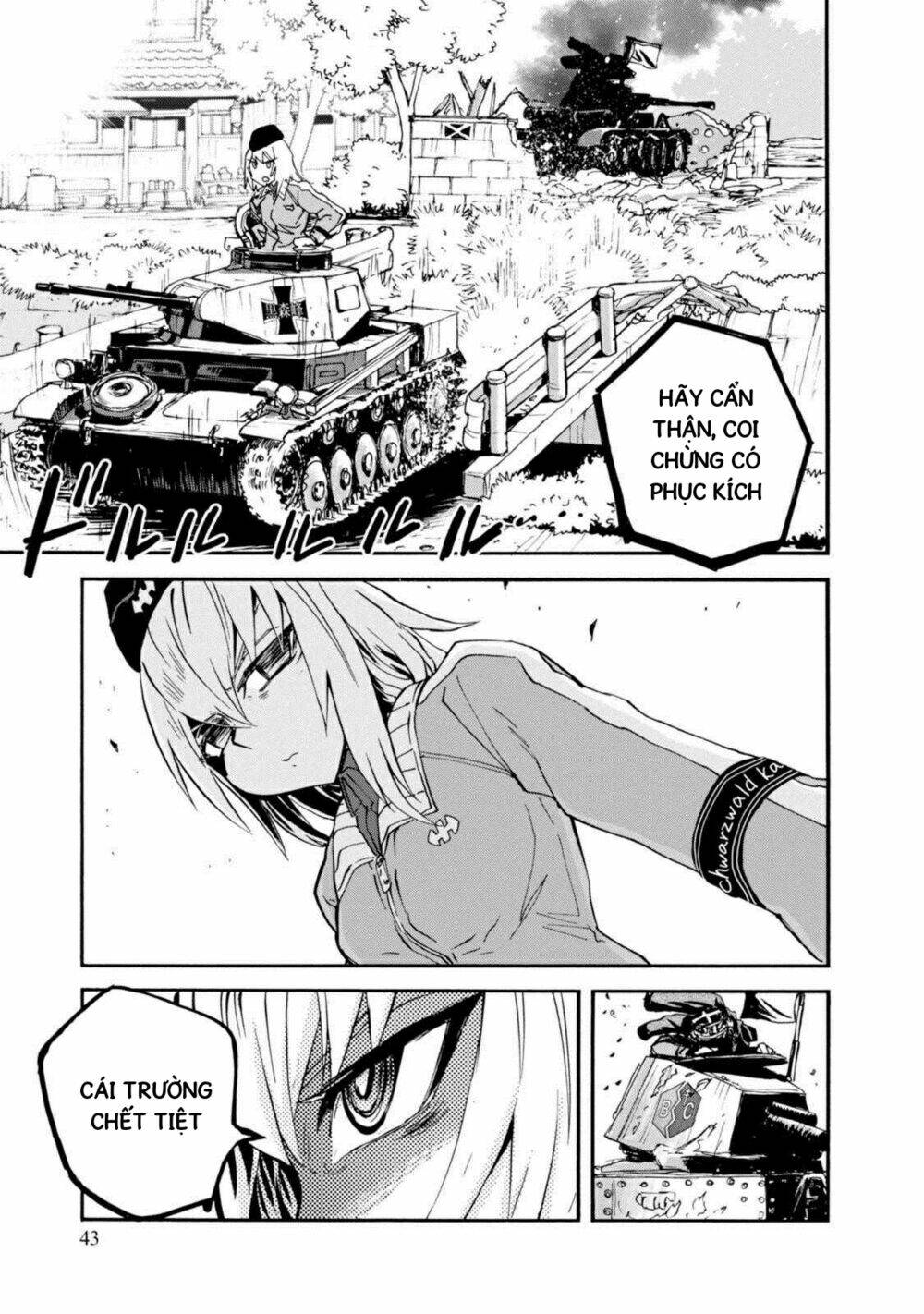 girls und panzer: ribbon no musha chapter 18: kuromorimine phản công (p4) - Trang 2