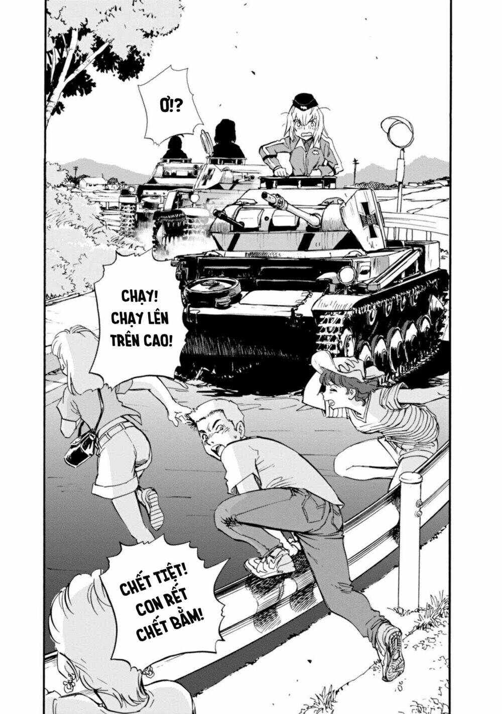 girls und panzer: ribbon no musha chapter 18: kuromorimine phản công (p4) - Trang 2