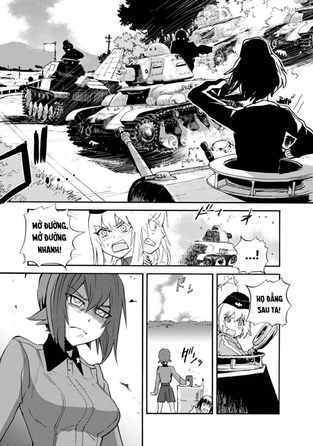 girls und panzer: ribbon no musha chapter 18: kuromorimine phản công (p4) - Trang 2