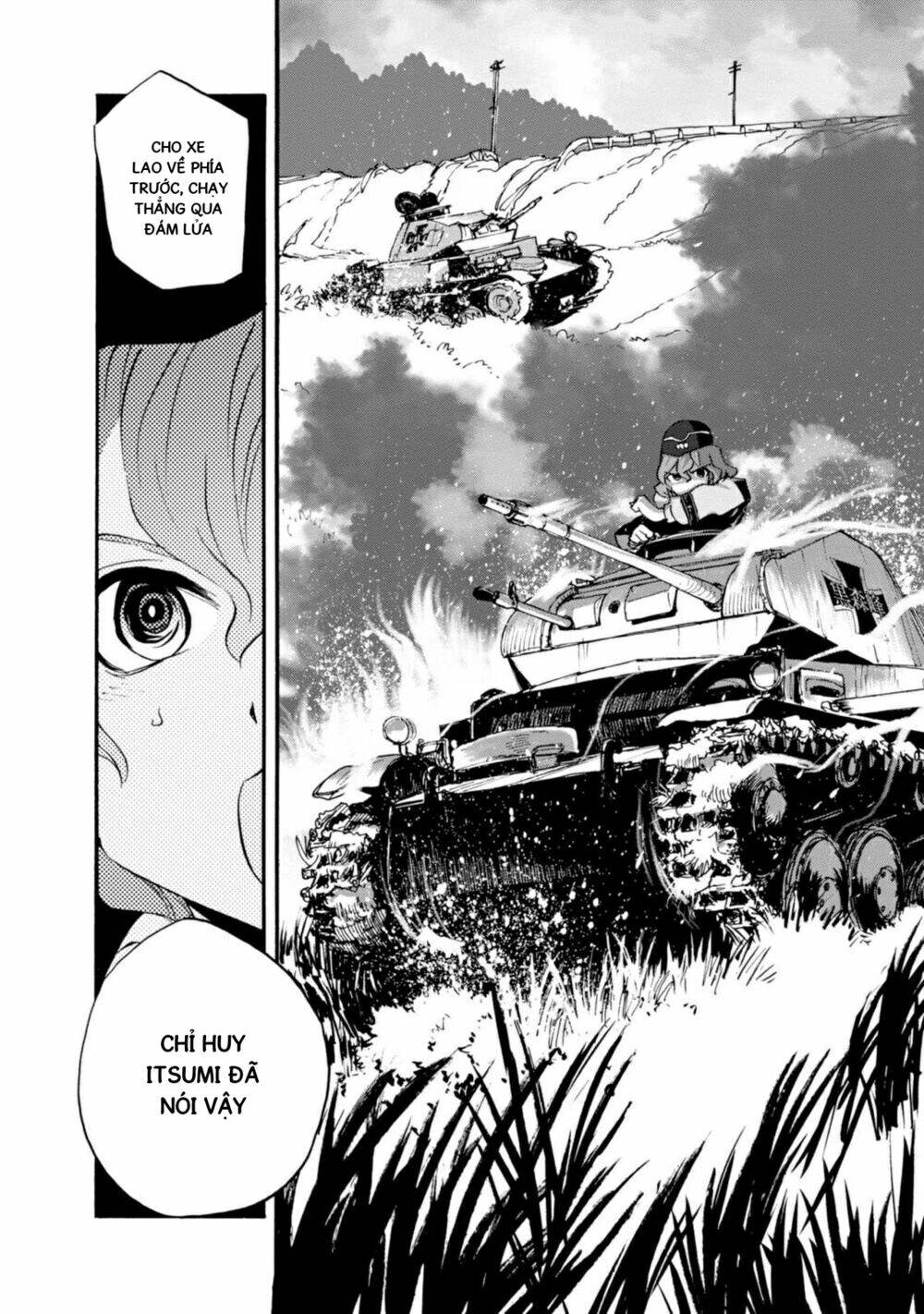 girls und panzer: ribbon no musha chapter 18: kuromorimine phản công (p4) - Trang 2