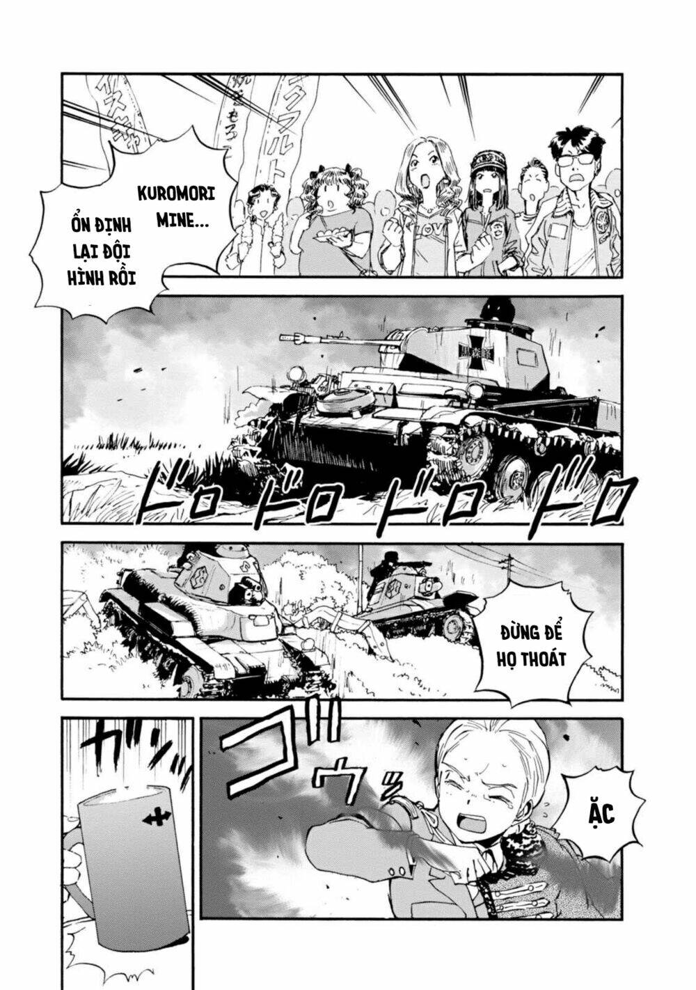 girls und panzer: ribbon no musha chapter 18: kuromorimine phản công (p4) - Trang 2