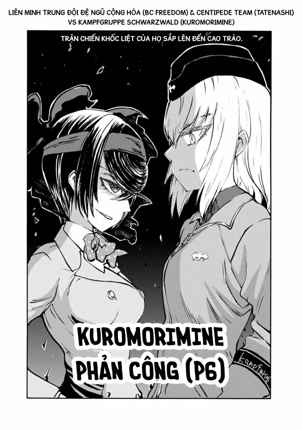 girls und panzer: ribbon no musha chapter 20: kuromorimine phản công (p6) - Trang 2