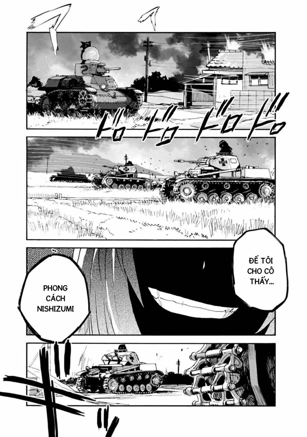 girls und panzer: ribbon no musha chapter 20: kuromorimine phản công (p6) - Trang 2