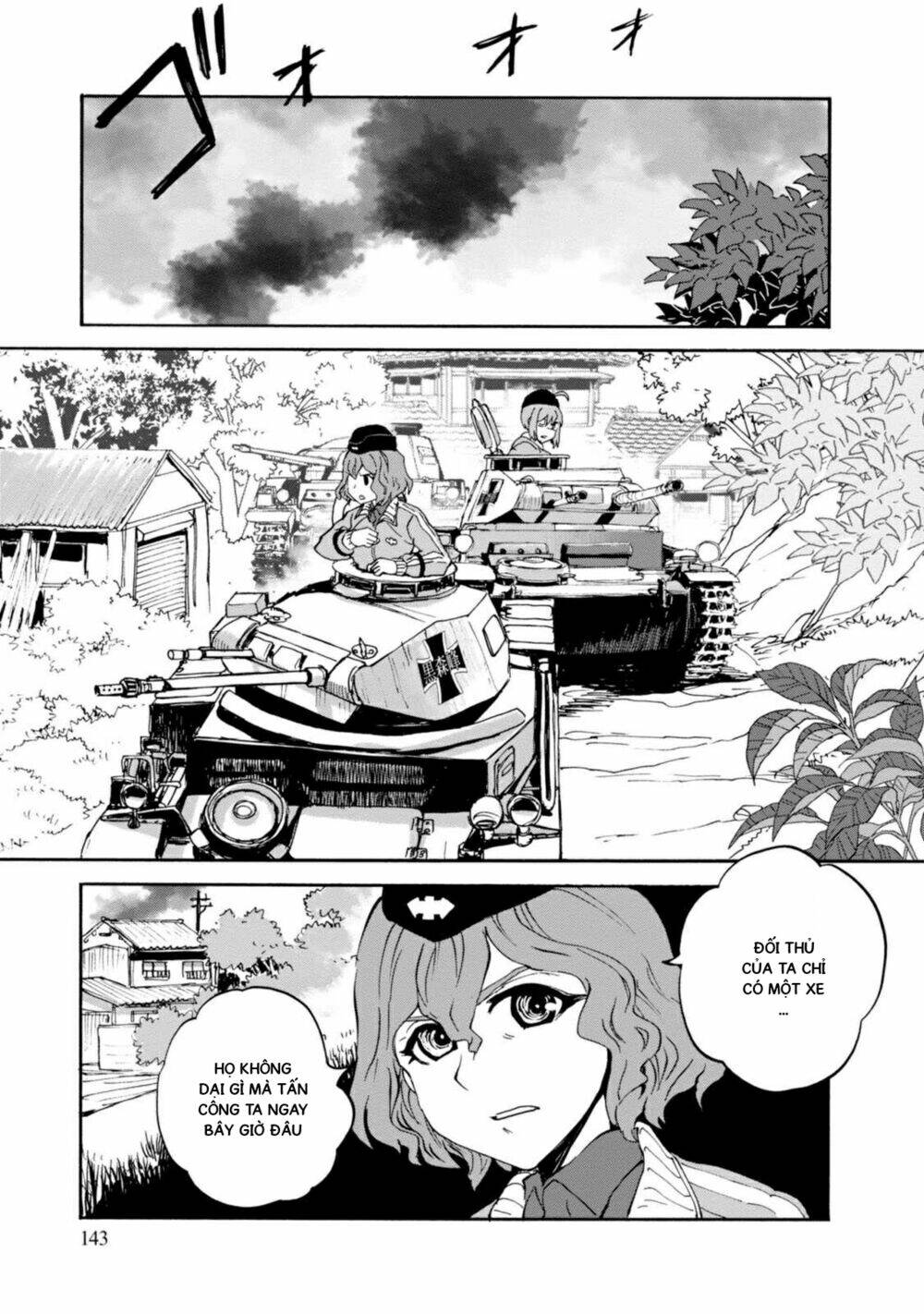 girls und panzer: ribbon no musha chapter 20: kuromorimine phản công (p6) - Trang 2